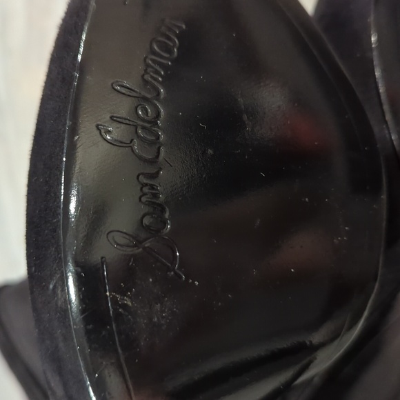 Sam Edelman Keegan Black Suede ankle boots with fringe almost new - Picture 7 of 12